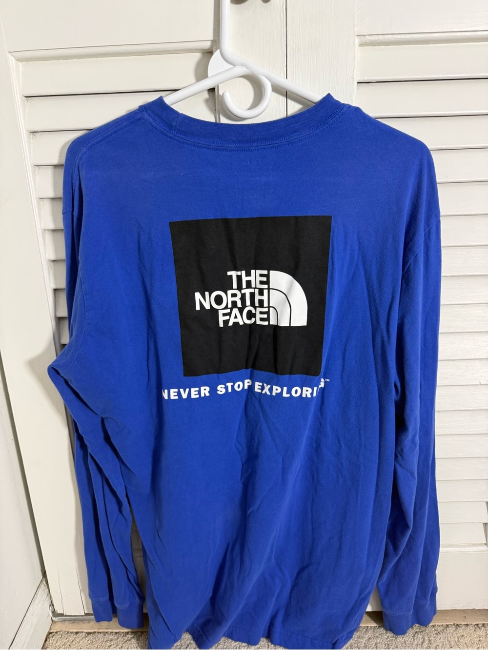 The North Face Long Sleeve Tee Blue